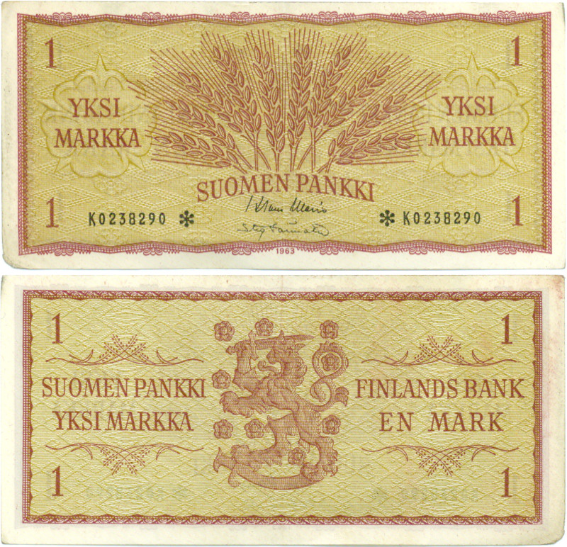 1 Markka 1963 K0238290*